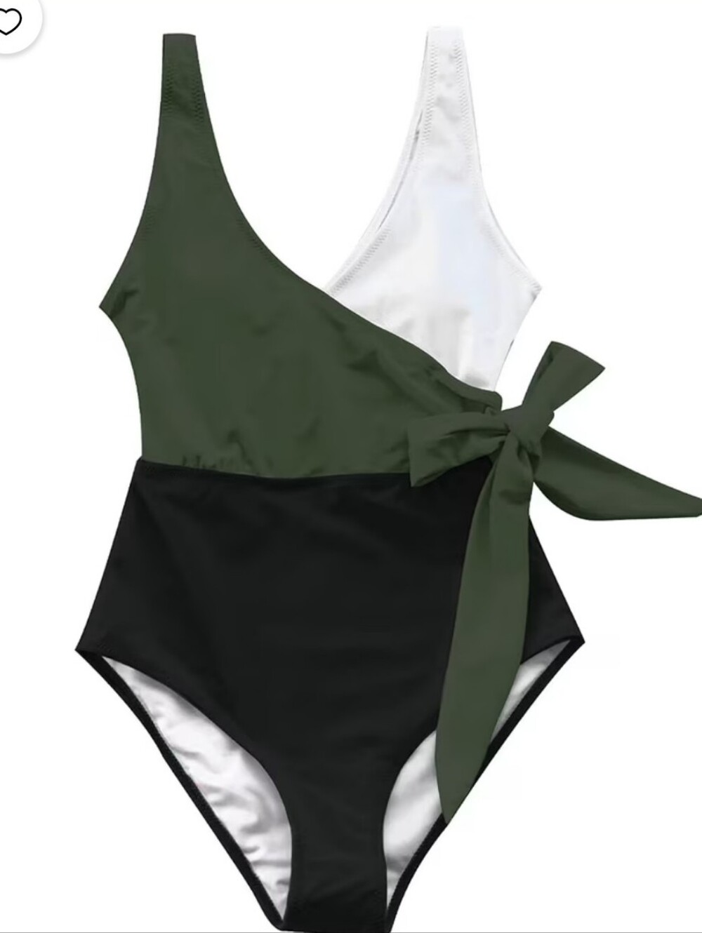 Cupshe Women's One Piece Swimsuit - Wrap Tie Side Bathing Suit - XXL - New